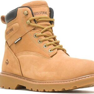 Wolverine Men’s Floorhand Waterproof 6” Steel-Toe Work Boot – Size 11